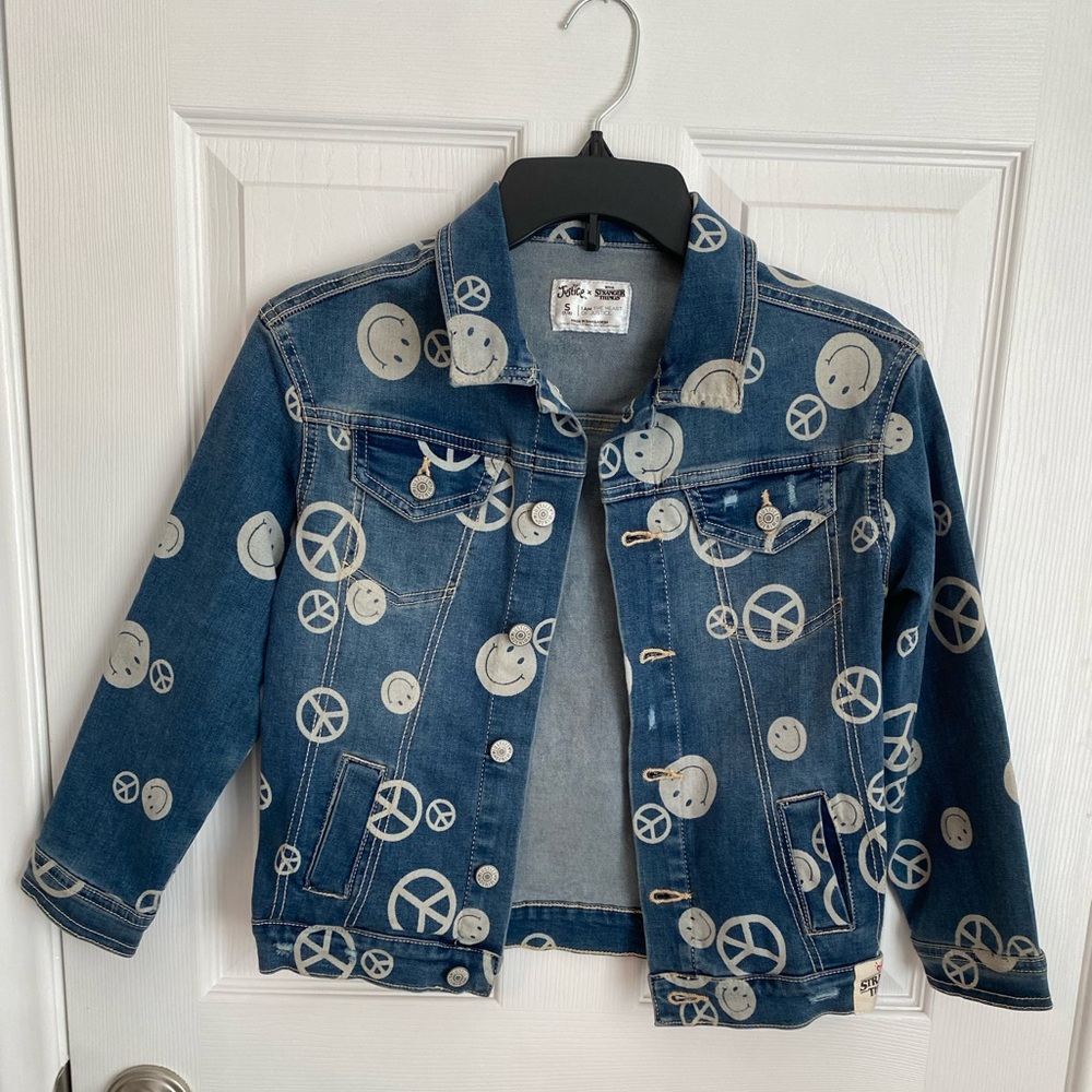 Justice (stranger things) denim jacket size small - Picture 4 of 5